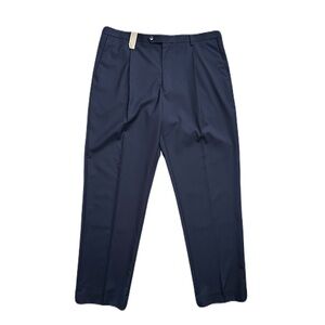 J Crew Kenmare Loro Piana Wool Pleated Dress Suit Pants Mens 36x29 Navy NWT READ